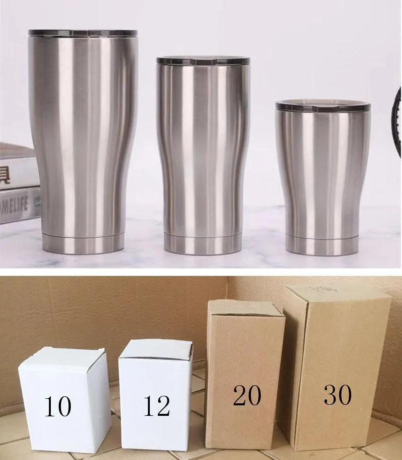 2022 Yeni Moda 36oz Su Şişesi 30oz 20oz Tumbler 14oz 12oz 10oz 10oz Keeep Soğuk Şarap Tumbler Yalıtımlı Kahve Kupası 108 Renkler Avialble