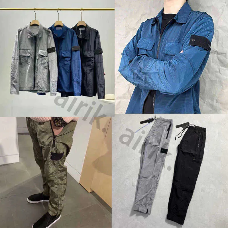 Konng Gonng Stone Tracksuit Spring e Summer Ternos de jaqueta fina marca casaco de moda ao ar livre Pro prova de vento do solbrea