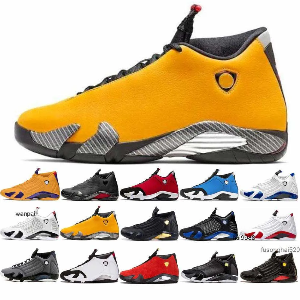 2023 Jumpman 14 14s Hommes Basketball Chaussures Gym Bleu Rouge Candy Cane Hyper Université Royale Or Hommes Baskets Sport Baskets Taille 40-47JORDON JORDAB