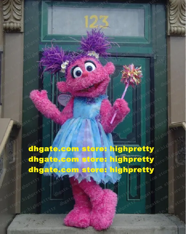 Long Fur Furry Abby Cadabby Mascot Costume Adult Cartoon Character ...