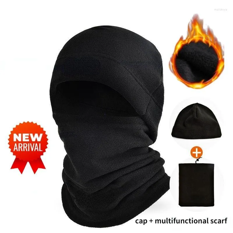 Motorcycle Helmets Winter Warm Tactical Balaclava Full Face Mask Fleece Neck Warmer Thermal Head Cover Military Scarf Ski Caps
