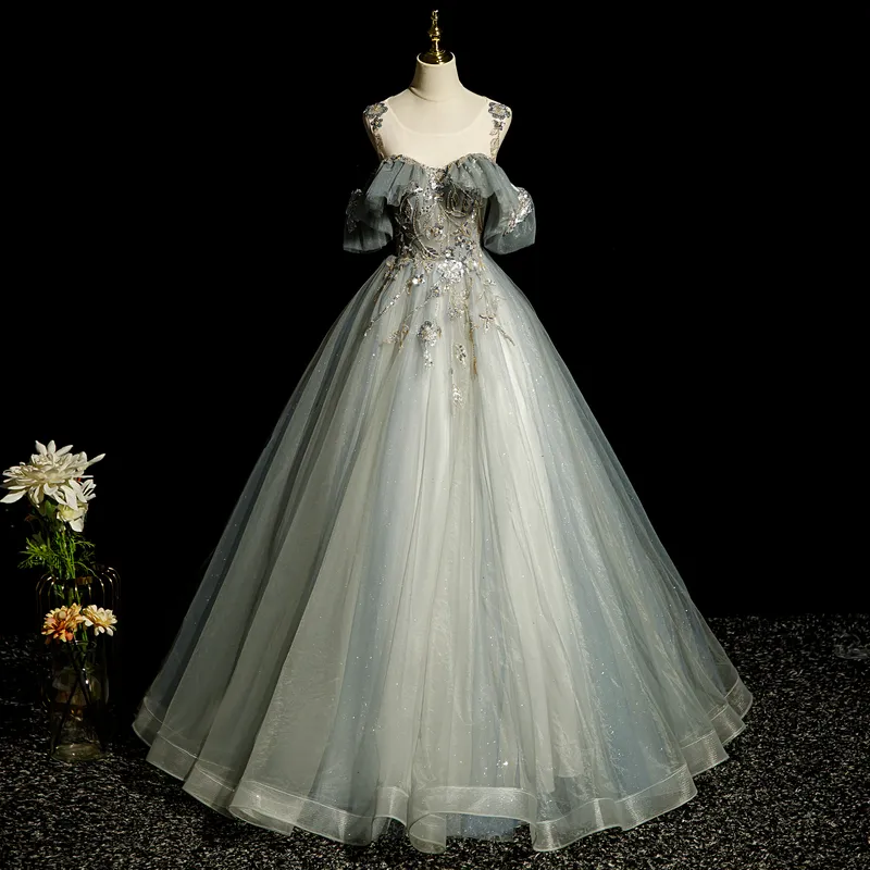 strapless open back dress Fairy Princess Style Pink Off-Shoulder Prom Dress Plus Size Custom Made / Pink main image 1