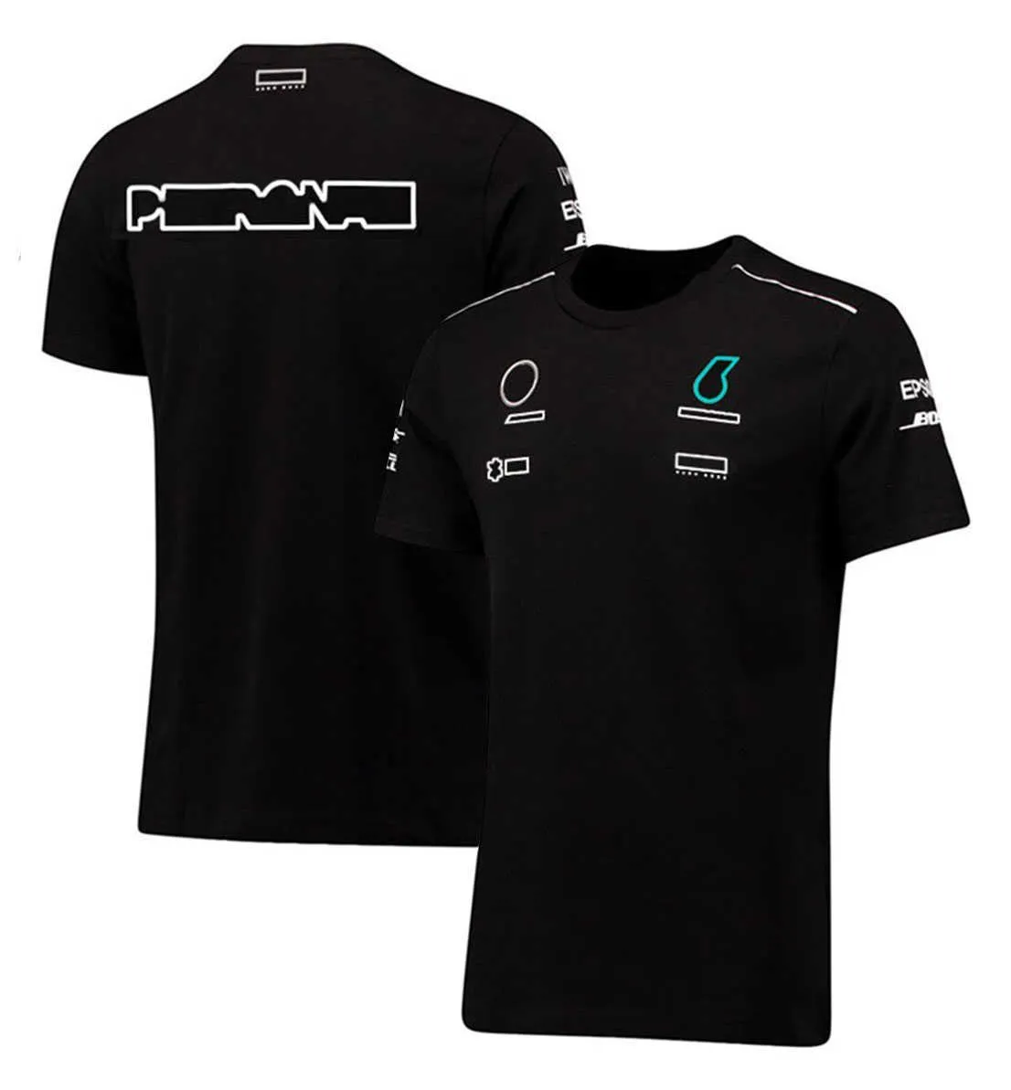 T-shirt tuta da corsa a maniche corte F1 2022 T-shirt corta traspirante ad asciugatura rapida uniforme della squadra di Formula 1