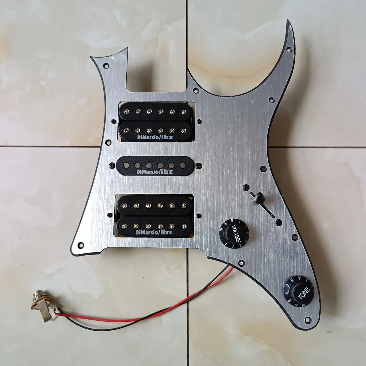 HSH ترقية pickguard مجموعة متعددة الوظائف مفتاح Humbucker Dimarzio Alnico بيك آب لحام لحام ل Ibanez RG الغيتار