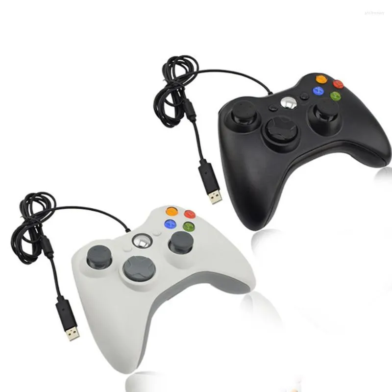Game Controllers Data Frog USB Wired PC Gamepad Handle Controller Joystick Pressure Sensitive Trigger Button For Windows 7/8/10 Accessories