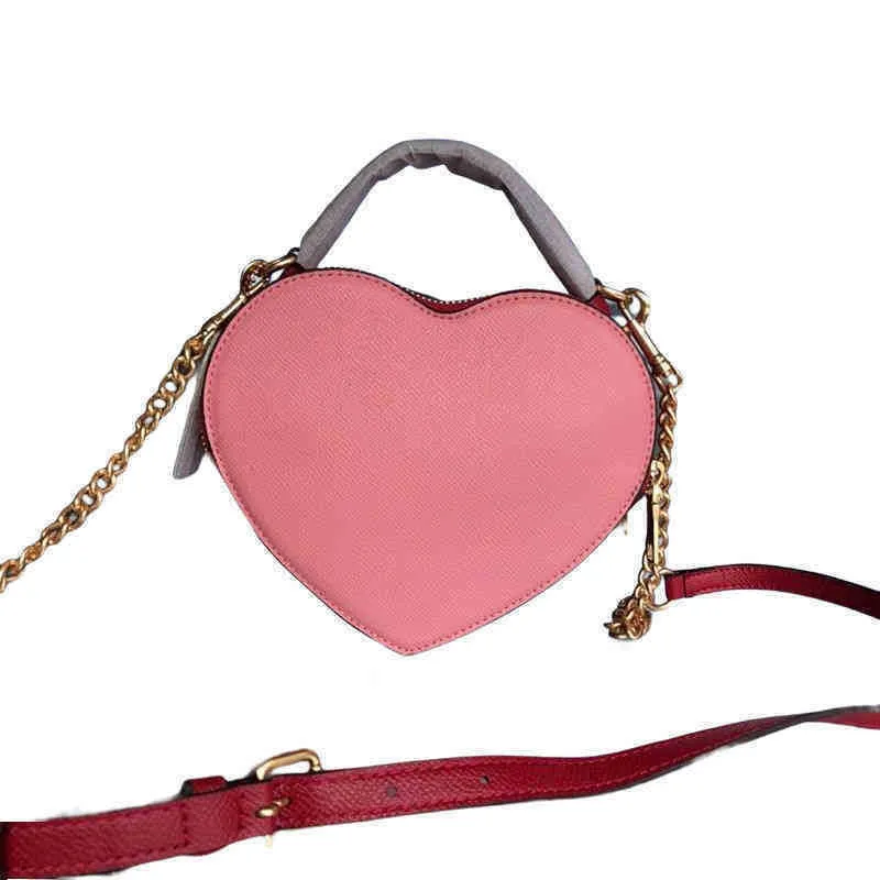 Evening Bags High Quality Women Designers Bags Handbags Clutch Purses Casual Shoulder Heart-shaped Clutches Ladies Fashion Bags 05288i