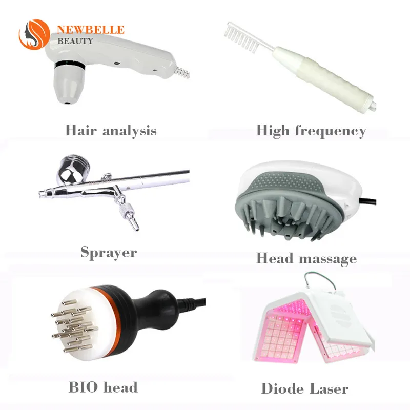 Anti-hair Removal Machine 650nm Diode growth tousle loss treatment comb hair regrowth laser beauty machines