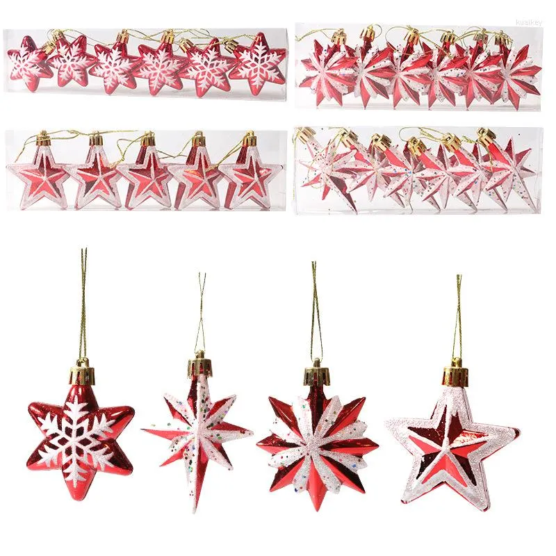 クリスマスデコレーションツリー2022星スノーフレークペンダントクリスマス装飾