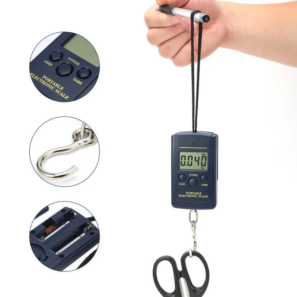 Household Scales Similar Items 40Kg Digital Scales Lcd Display Hanging Hook Lage Fishing Weight Scale Household Portable Airport Ele Dhmmu