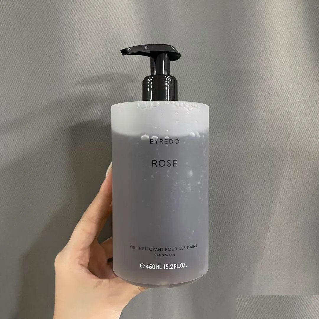 Andra hudvårdsverktyg ByRedo Rose Hand Wash 450 ml gel nettoyant Pour Les Mains Sanitizer Liquid Soap 15 2fl oz bra lukten snabb fartyg dht4x