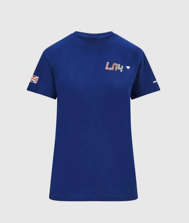 2021 Summer F1 Formula One Racing Suit Polo Shirt T-Shirt T-Shirt يمكن تخصيص حجم كبير مع ملابس Lando Norris ذات النمط نفسه