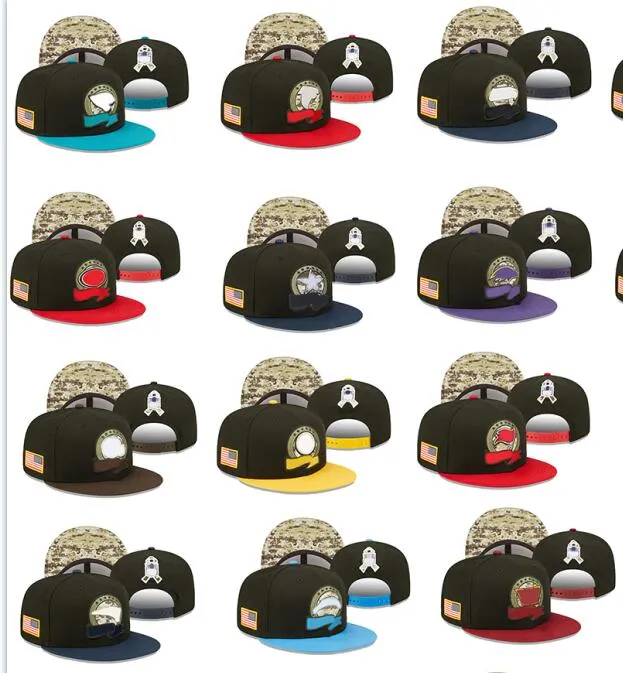 Salute To Service Cappelli Snapback Cappello da calcio Cappellini per squadre Snapbacks Mix regolabile Match Ordina tutto il team yakuda store fashion for gym