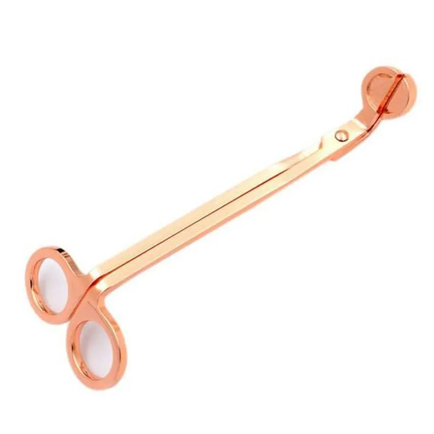 DHL Candle Wick Trimmer Stainless Steel Copper Scissors Trim Wick Cutter  Snuffer Round Head 18cm Black Rose Gold Silver Red Bronze C1103 From  Cinderelladress, $2.89