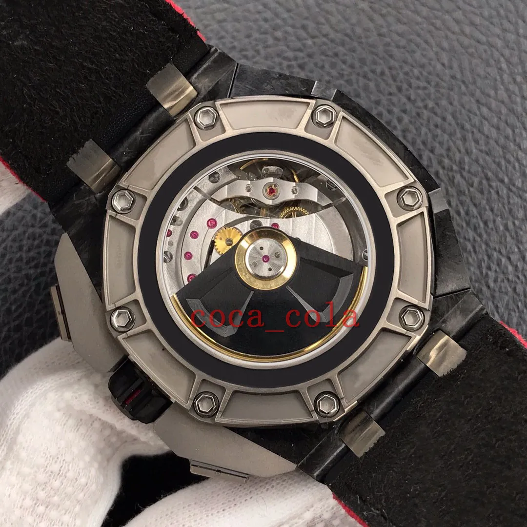 TOPQuality JF Maker Super Version Мужские часы с хронографом Workin 44 мм 26290 Углеродное волокно 18-каратного розового золота CAL 3126 Механизм Механический278n