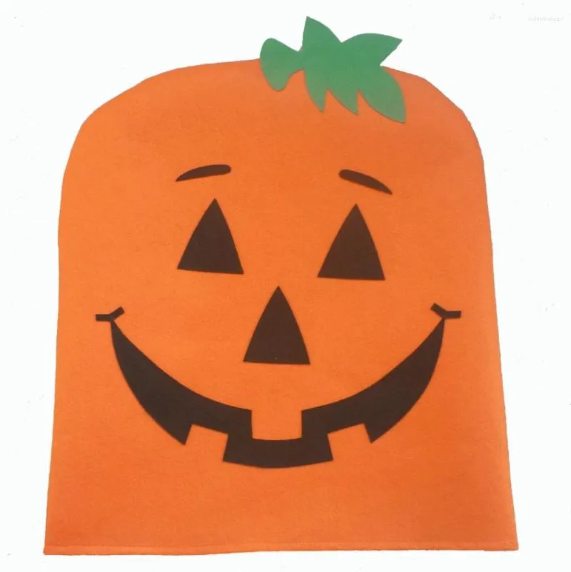 Chair Covers 50x60cm Halloween Pumpkin Cover Cloth Seater Back For Home Coffee Store Decor Supplies