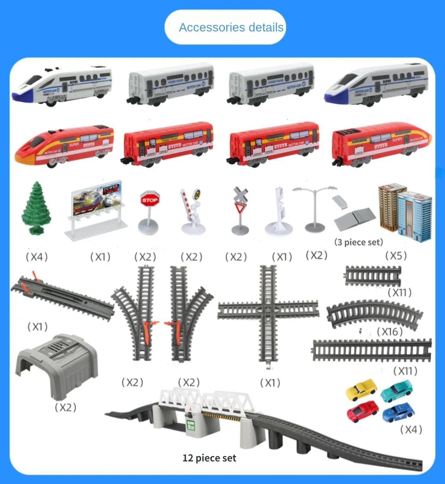 DIY High Speed Electric Train Set Harmony Rail... From Zhong08, $52.27 ...