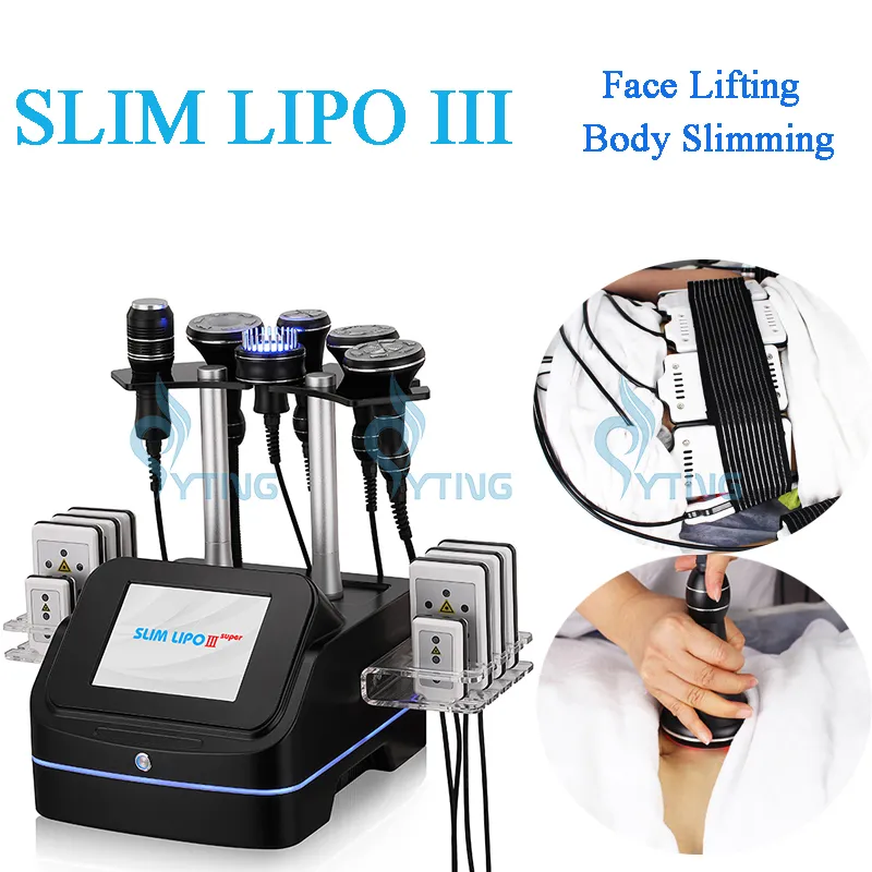 Advanced 40K Lipolaser Slimming Machine With Cavitation, RF Vacuum