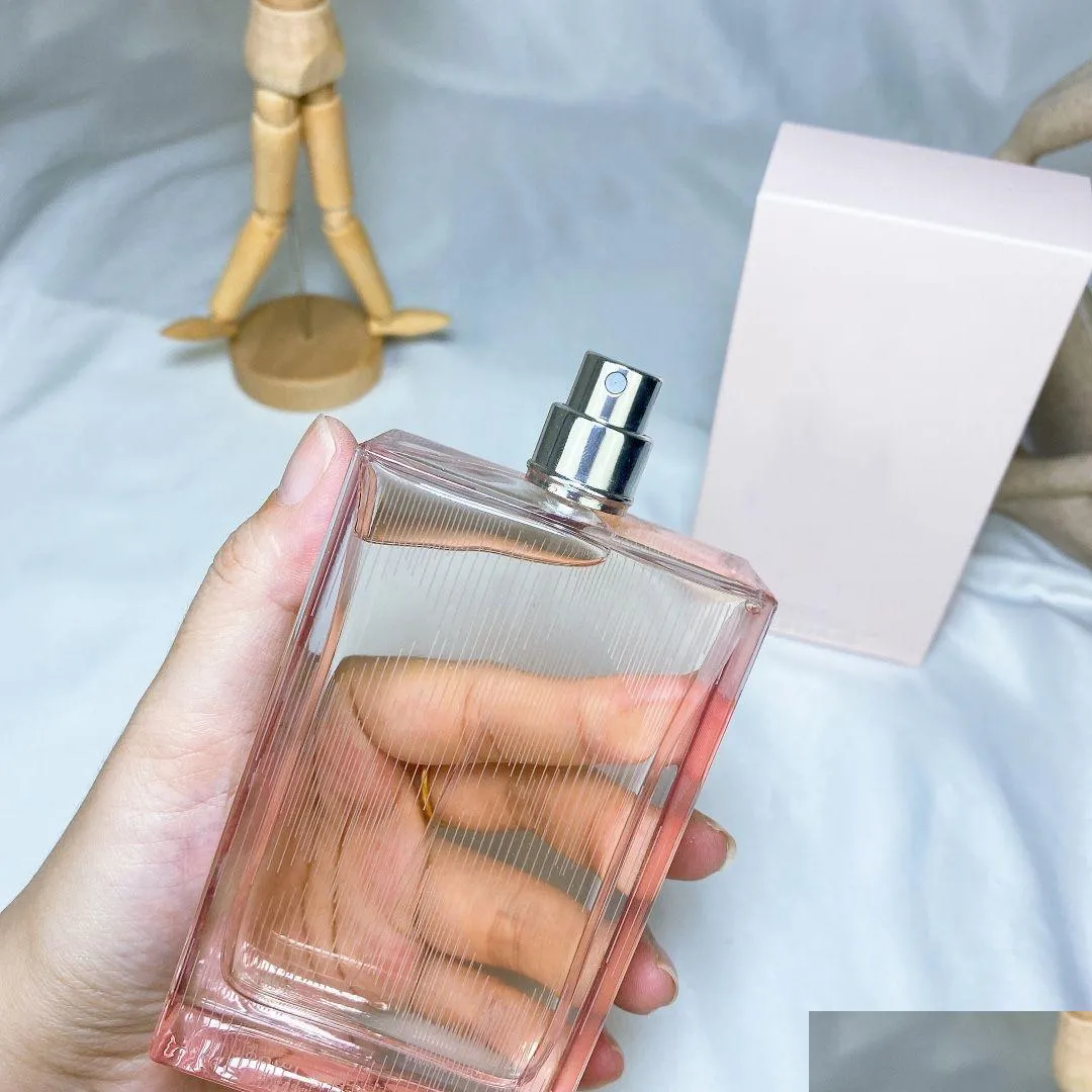 Déodorant anti-transpirant Marque de luxe Brit Sheer par 100 ml pour son parfum 3 3Fl Oz Eau de Toilette Odeur longue durée Lady Girl Dhmof