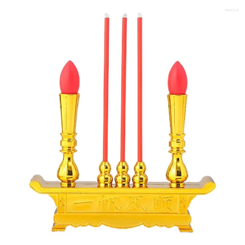 ZenLite Electric LED Buddha Candle Holder Battery Operated Simulation