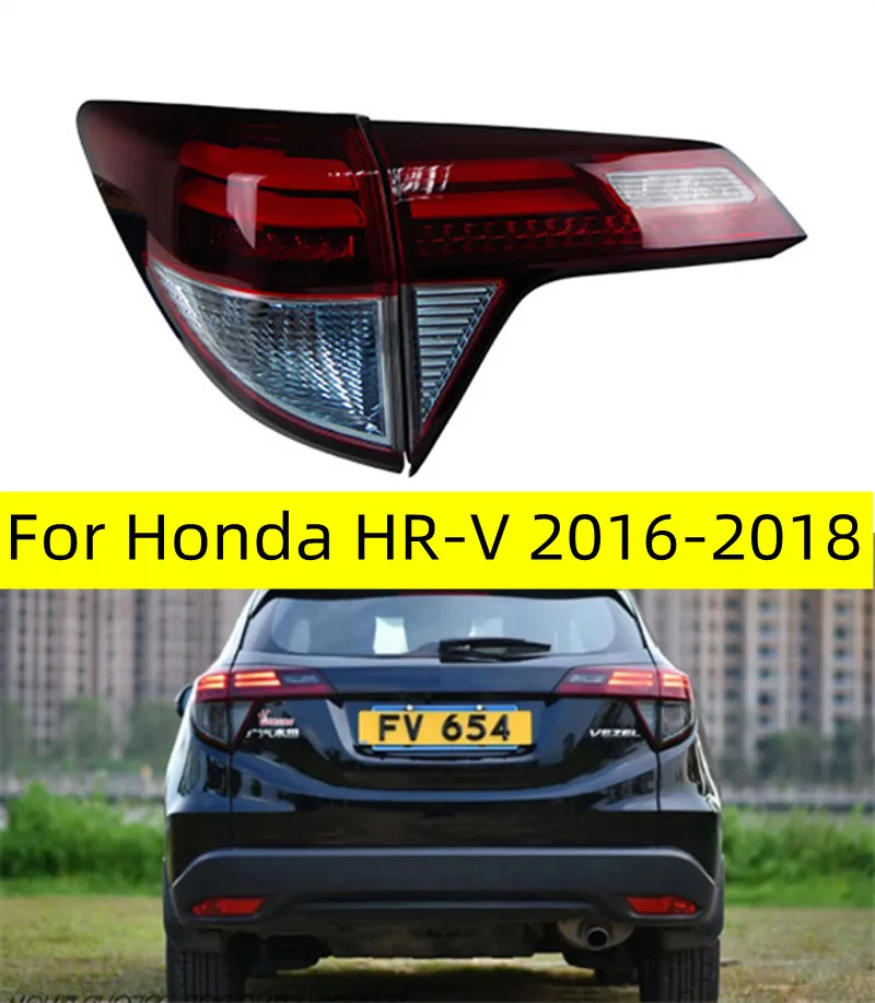 Car Styling for Honda HR-V Taillights 20 16-20 18 Vezel LED Tail Lamp HRV LED DRL Signal Brake Reverse auto Accessories