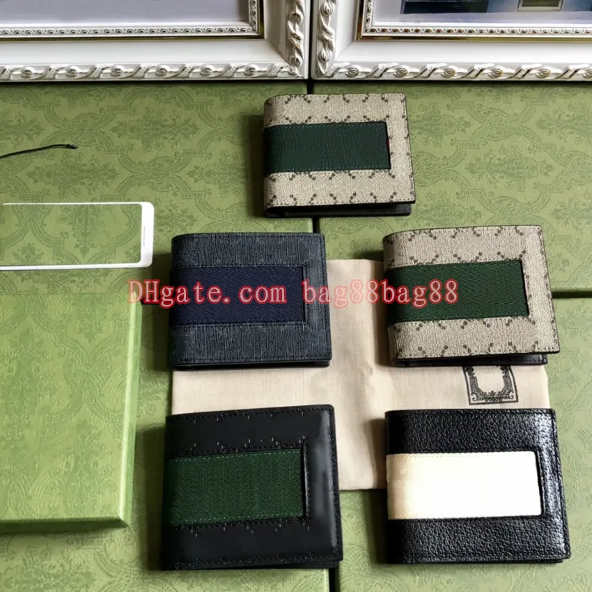 Дизайнерские кошельки короткие кошельки Мужские для женщин настоящий кожаный кожи для бизнес -карт держатель кредитных карт мужчины кошельки жены с коробкой w12xh10cm