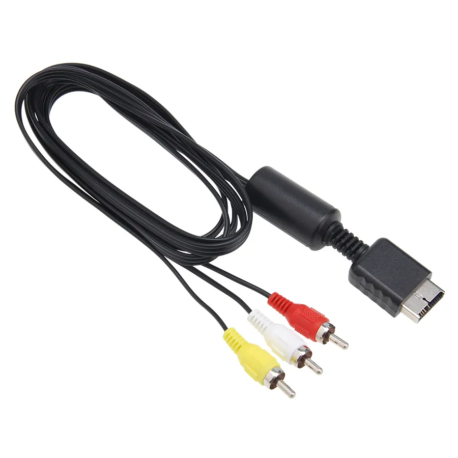 6ft 1.8m 3 RCA TV Composite AV Audio Video Cable Component Cord for ...
