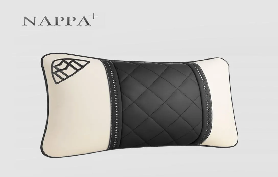 Per Mercedes Maybach SClass poggiatesta in pelle NAPPA Cuscini per auto Auto da viaggio Poggiatesta Cuscino del sedile Cuscino lombare Accessori auto2758761