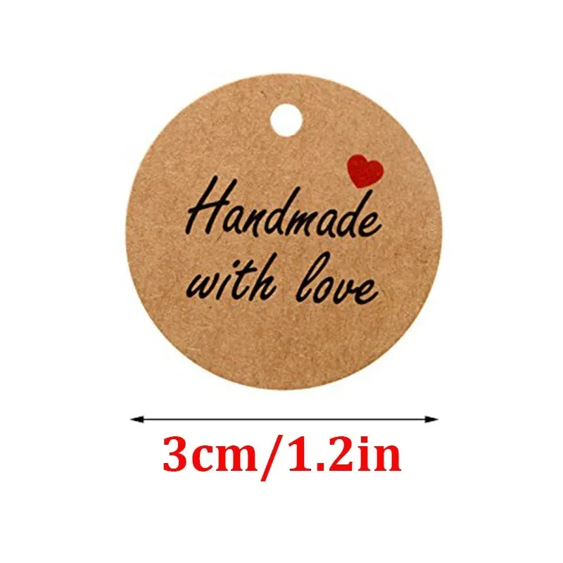 Kraft Paper Gift Tags thank you for Celebrating with Us labels handmade wedding party decoration Packaging Hang paper