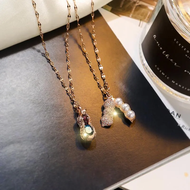 Чокер японский и корейский стиль арахисовый жемчужный ожерель