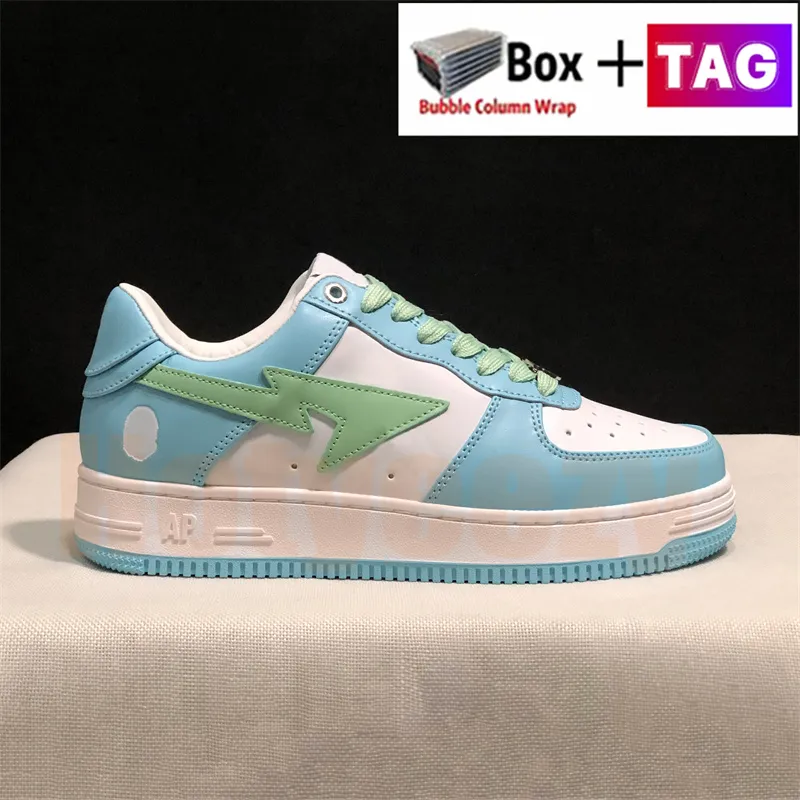 Sta Low Casual Shoes Diseñador Nigo hombre Zapatos mujer Sneaker Gris Negro Verde Naranja triple blanco ABC Camo rosa Comics Azul rojo pat