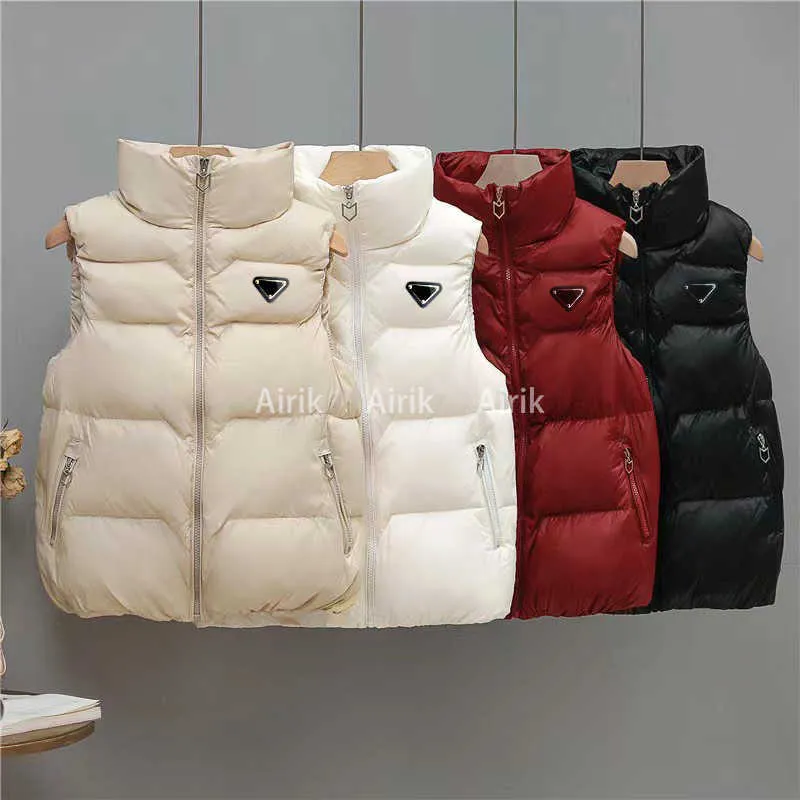 Mode Femmes Downs Parkas Blanc Canard Gilet Vers Le Bas Poches Matelassées Vestes Chaudes Femmes Hiver Capuche Longue Avec Veste Manteau Taille Extérieure