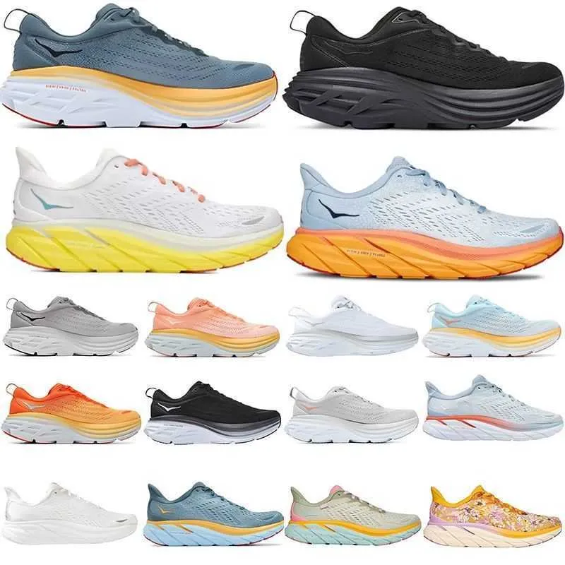 Hoka One Clifton 8 Hoka Tennis Shoes Womens Shock Absorbing Running