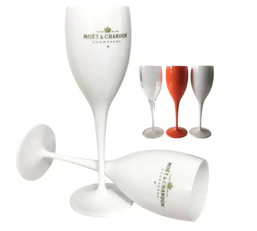 White Champagnes Party Cocktail Dartington Prosecco Glasses Beer