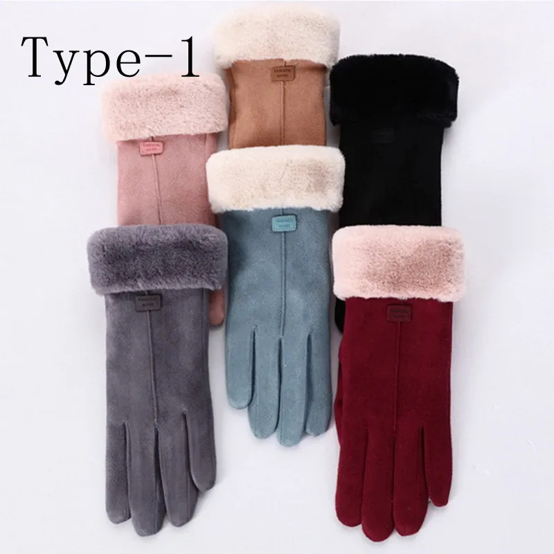 Gants D’hiver Femme En Laine Polaire – Longs, Chauds, Avec écran Tactile – Pour Extérieur Et Bureau