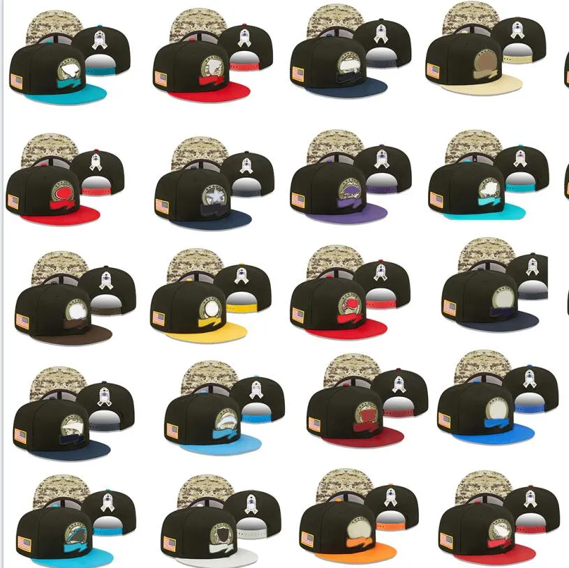 randonnée Salute To Service Snapback Chapeaux Football Chapeau Équipes Casquettes Snapbacks Réglable Mix Match Commandez Toutes les équipes kingcaps magasin mode dhgate wear