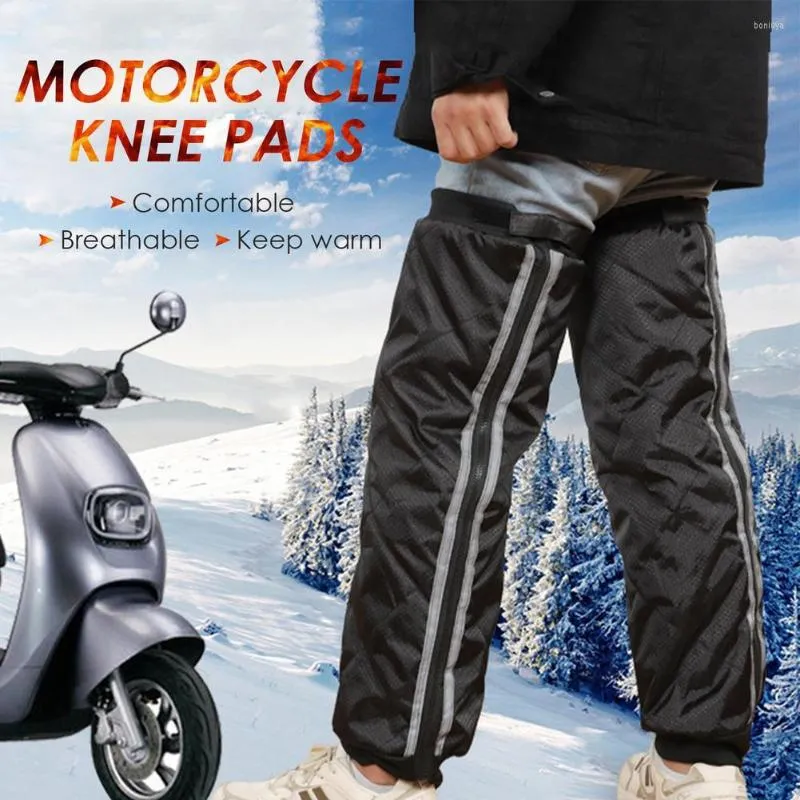 Motorrad Rüstung Winter Knie Pads Bein Abdeckungen Wasserdicht Winddicht Protektoren Warm Für Roller E-bike Trikes