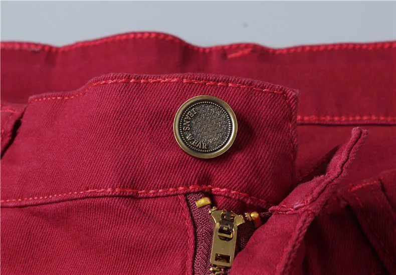 2022 nya Khaki Jeans för män Klassisk stil Affärsmode Enfärgad Stretch Raka jeansbyxor Byxor av manligt märke_voghion.com