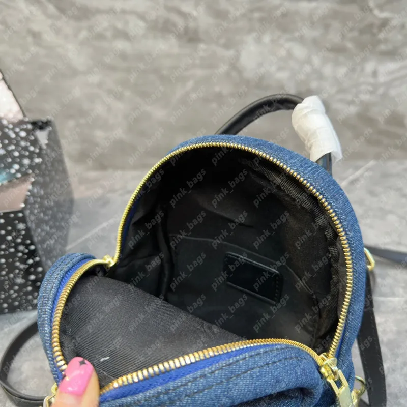 Fashion Denim Bag Frauen Rucksack Mini -Rucks￤cke Frauen kleine Vintage Pack Designer Frau Leinwand Rucksack Handtaschen Geldtaschen Handtasche Handtasche Handtasche