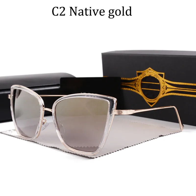 Vintage Cat Eye Sunglasses for Women with Titanium and  display picture 2