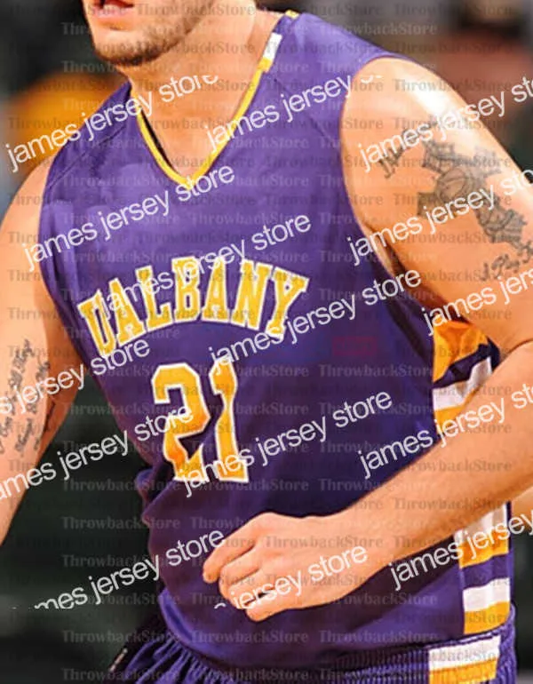 Custom Albany Great Danes Basketball Jerseys Show Support for Clark Healy Rizzuto Hutcheson De Sousa Hansen