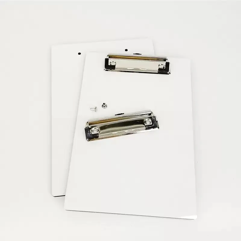 Sublimation A4 Clipboard Recycled Document Holder White Blank Profile Clip Letter File Paper Sheet Office Supplies sxmy6