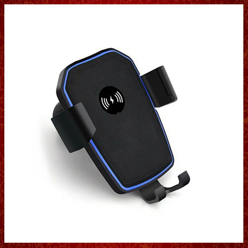 CC364 Carregador sem fio Mount Qi para iPhone 13 12 11 XR x 8 Carga rápida 10W Porta de telefone de carregamento rápido para Samsung S20 S10