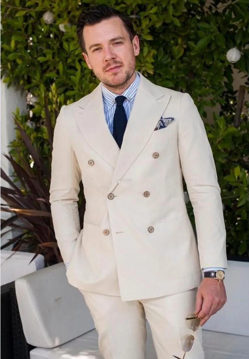 Suit Abito Kaki Uomo Smoking Da Sposo Alla Moda Kaki Da Uomo Abito