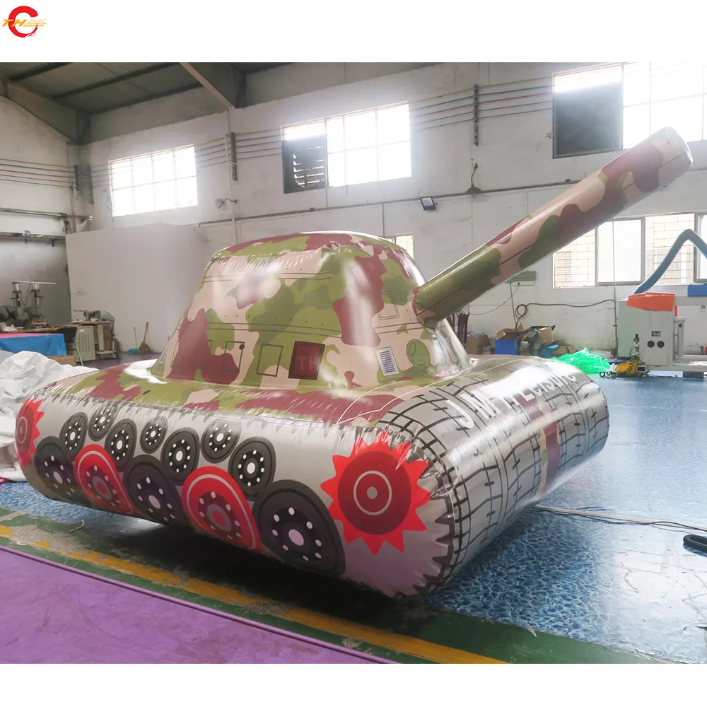 Wholesale Inflatable Paintball Bunkers Tank Model For Outdoor