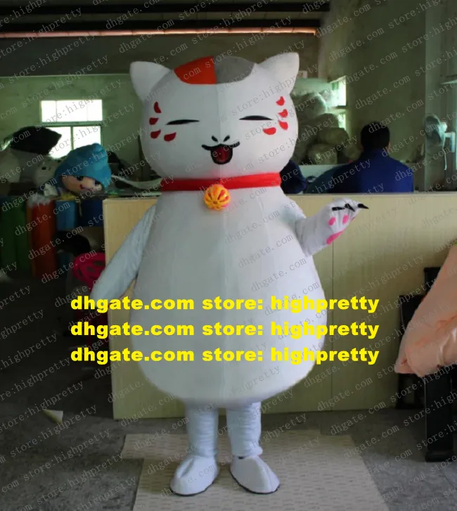 White Cat Mascot Costume Adult Cartoon Character Outfit Suit Kindergarten Pet Shop Marketplace Hypermarket zz9527