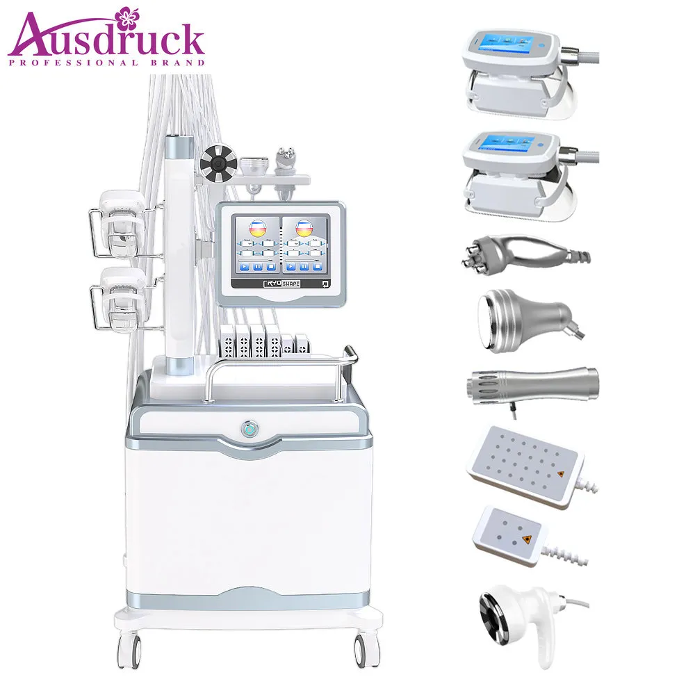 Pro 10in1 Fabricant Fat Loss Cryotherapy Shockwave Cavitation Vacuum Rf Weight Lipolaser LLLT Diode Laser Beauty Equipment