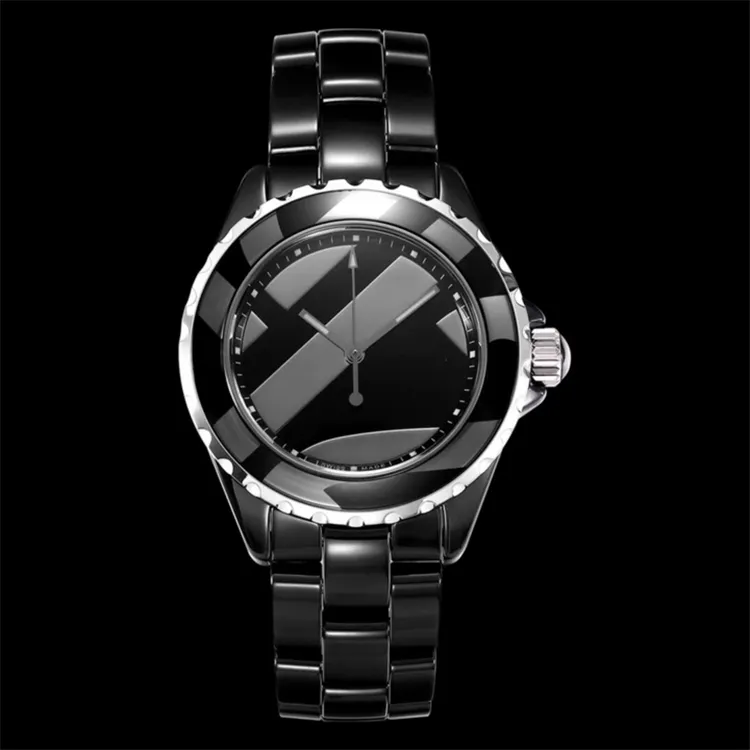 Montre de luxe womens Watches Relojes 38mm Quartz automatic movement ceramic case luxury watch Wristwatches Relojes