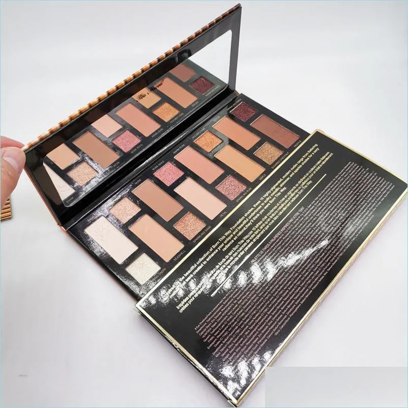 Eye Shadow Makeup Eyeshadow Palette Born This Way The Natural Nudes 16 Colors Eye Shadow Shimmer Matte Eyeshadows Palettes Drop Deli Dhwkr