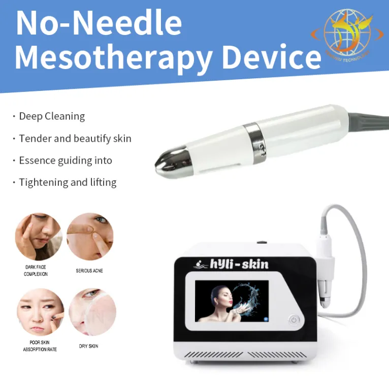 Dispositivo di mesoterapia senza ago Free Gold Morpheus 8 Rf Micro penna ad ago fazionale Scarlet Machine