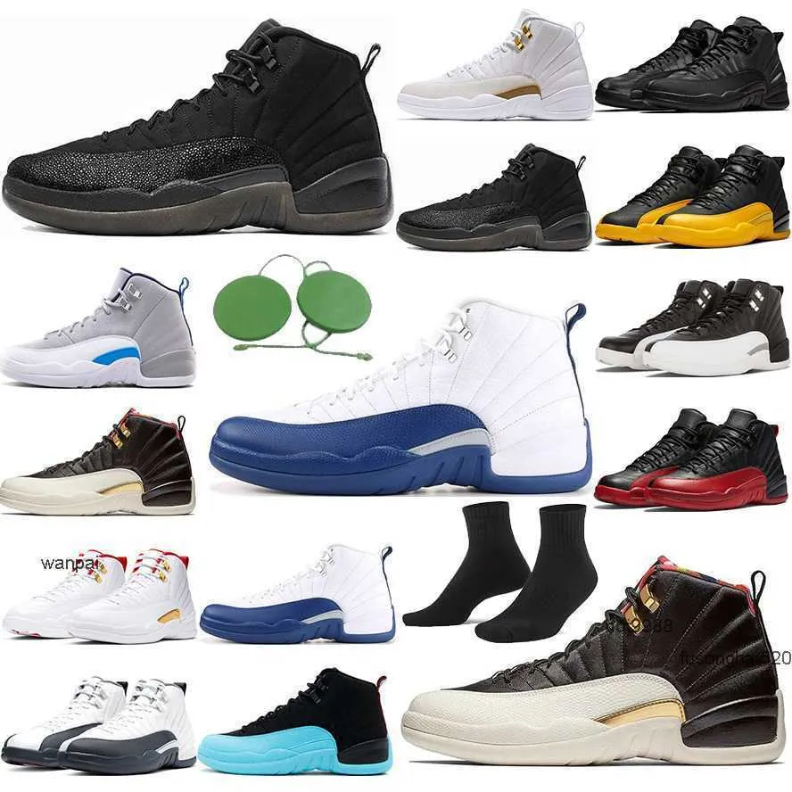 2023 TOP Utility Jumpman 12s 12 mężczyzn buty do koszykówki Indigo czarny uniwersytet złota ciemna concord reverse fluy playoffs Fiba Sneakers Taxi theJordon Jordab